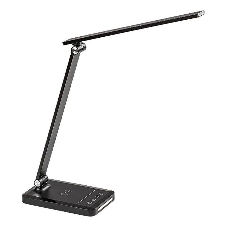 Rabalux 74213 - LED Dimmerabile flexible lampada da tavolo con ricarica wireless QI e USB LED/5W/5V 3000-6500K