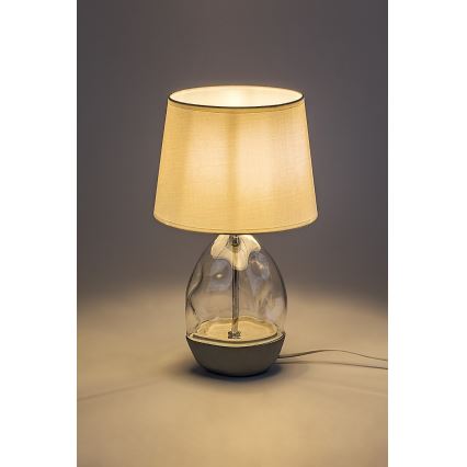 Rabalux - Lampada da tavolo 1xE27/40W/230V bianco