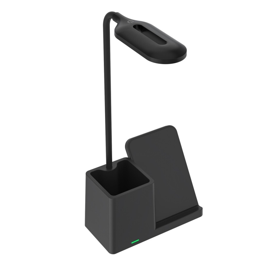 Rabalux - Lampada da tavolo LED dimmerabile con ricarica wireless	 QI LED/4W/5V 3000/4000/6500K nero