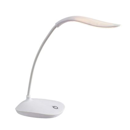 Rabalux - Lampada da tavolo flessibile dimmerabile a LED, 2W/5V, bianca