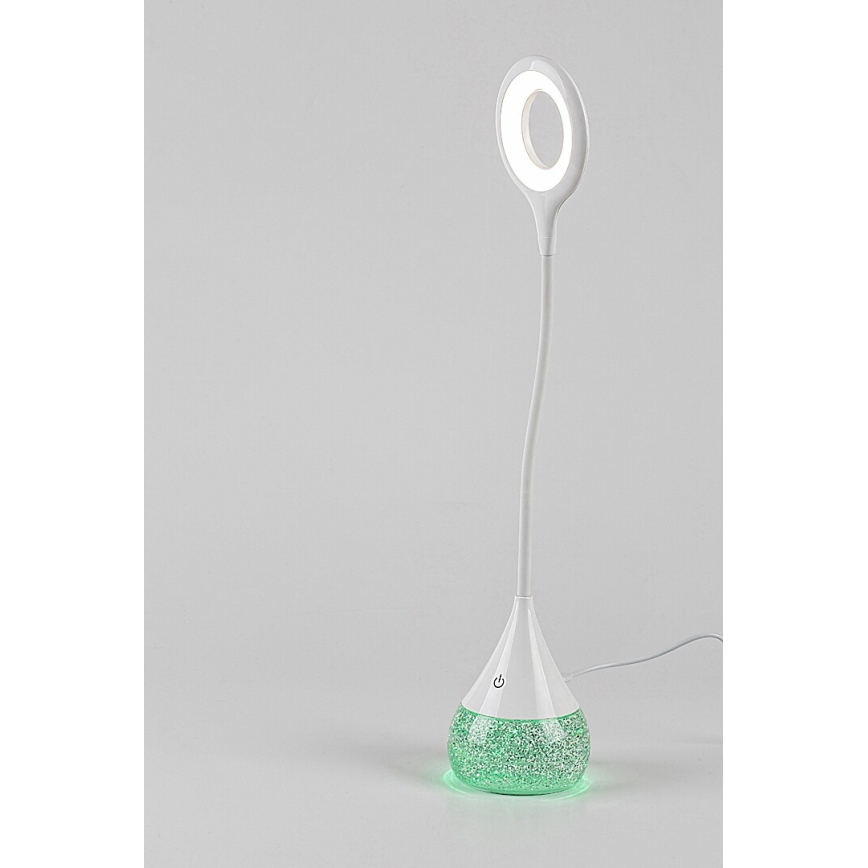 Rabalux - LED RGB Lampada da tavolo dimmerabile LED/4W/230V bianco