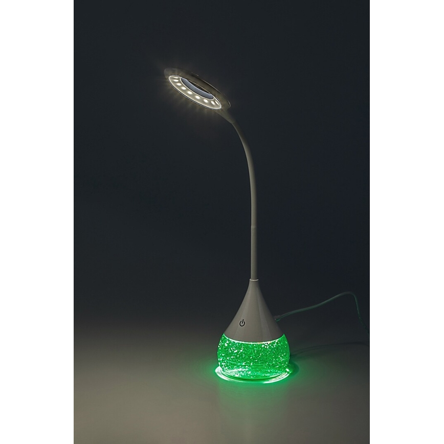 Rabalux - LED RGB Lampada da tavolo dimmerabile LED/4W/230V bianco