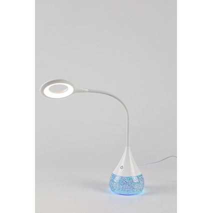 Rabalux - LED RGB Lampada da tavolo dimmerabile LED/4W/230V bianco