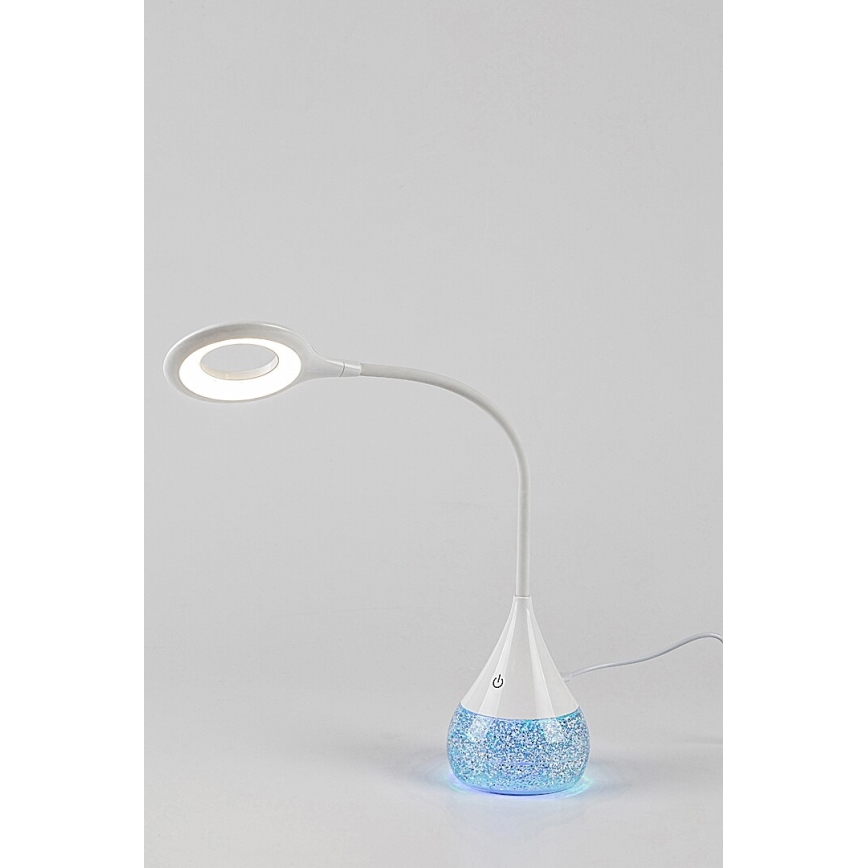 Rabalux - LED RGB Lampada da tavolo dimmerabile LED/4W/230V bianco