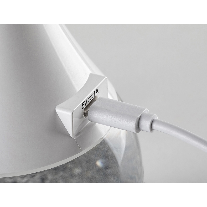 Rabalux - LED RGB Lampada da tavolo dimmerabile LED/4W/230V bianco