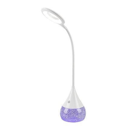 Rabalux - LED RGB Lampada da tavolo dimmerabile LED/4W/230V bianco