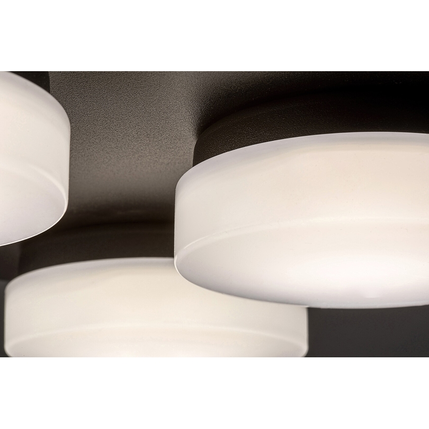 Rabalux - Plafoniera LED da bagno 4xLED/5,2W/230V IP44 nero