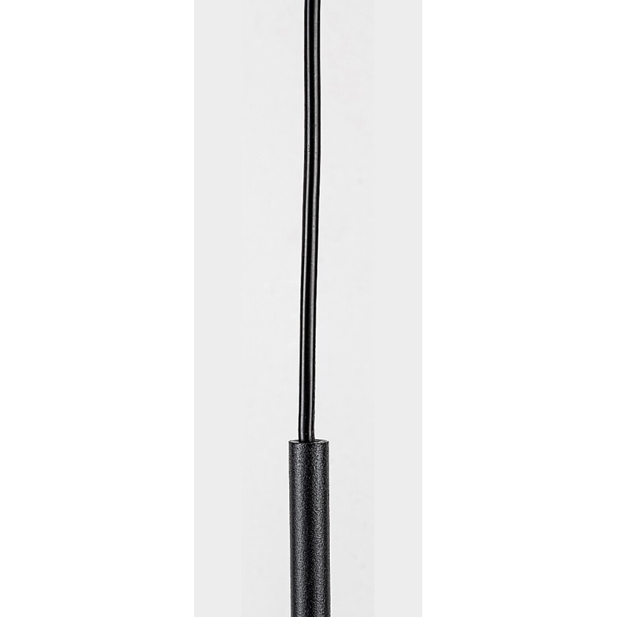 Rabalux - Lampadario da bagno a filo 1xE27/15W/230V nero IP44