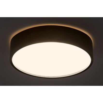 Rabalux - Plafoniera LED LED/18W/230V IP44 4000K diametro 28 cm nero