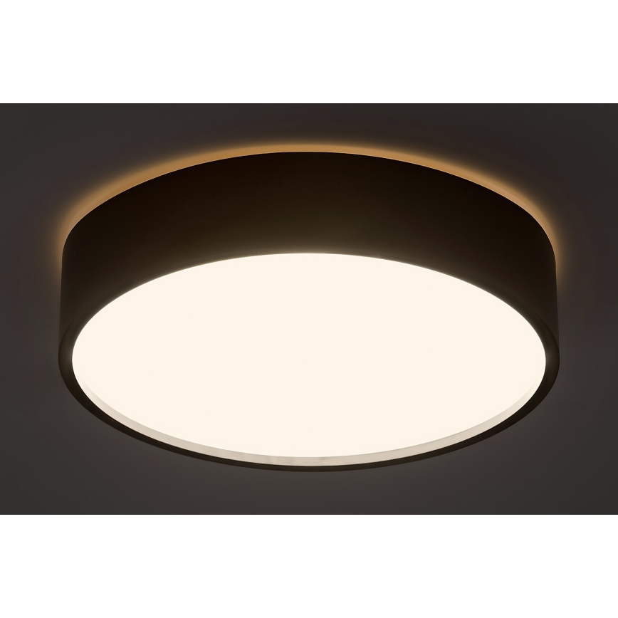 Rabalux - Plafoniera LED LED/18W/230V IP44 4000K diametro 28 cm nero
