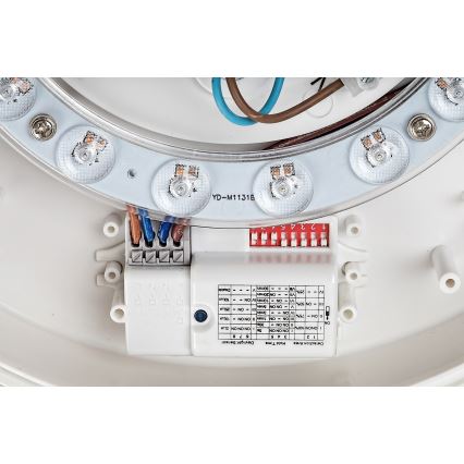 Rabalux - Plafoniera LED con sensore LED/19W/230V IP44 4000K diametro 28,5 cm bianco