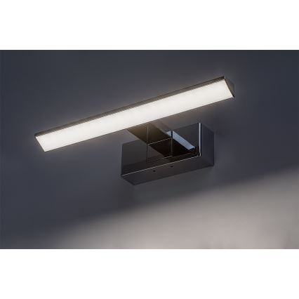 Rabalux - Lampada LED per specchio da bagno, 6W/230V, IP44, 30 cm, cromo lucido