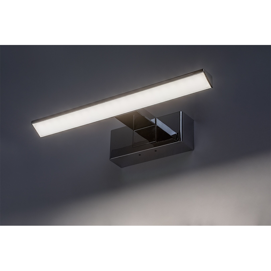 Rabalux - Lampada LED per specchio da bagno, 6W/230V, IP44, 30 cm, cromo lucido