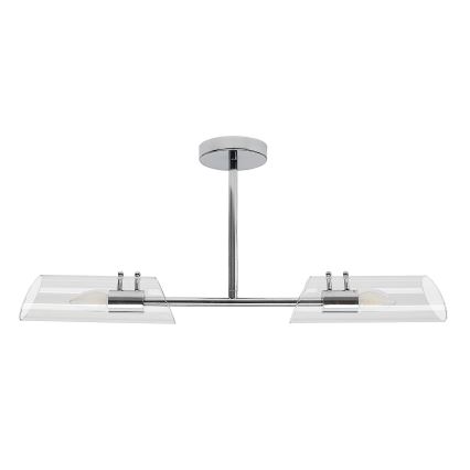 Rabalux - Lampadario da bagno a sospensione con supporto rigido 2xE14/12W/230V IP44 cromo lucido