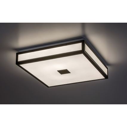 Rabalux - Plafoniera da bagno LED/18W/230V IP44 nera 30x30 cm