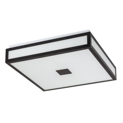 Rabalux - Plafoniera da bagno LED/18W/230V IP44 nera 30x30 cm