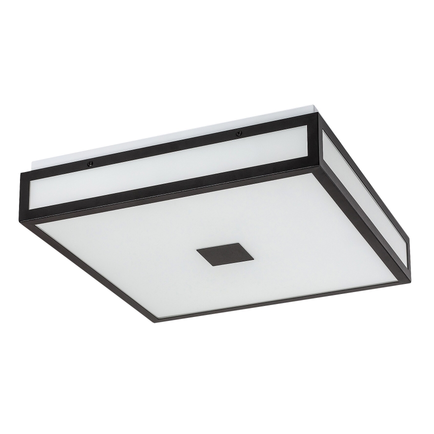 Rabalux - Plafoniera da bagno LED/18W/230V IP44 nera 30x30 cm