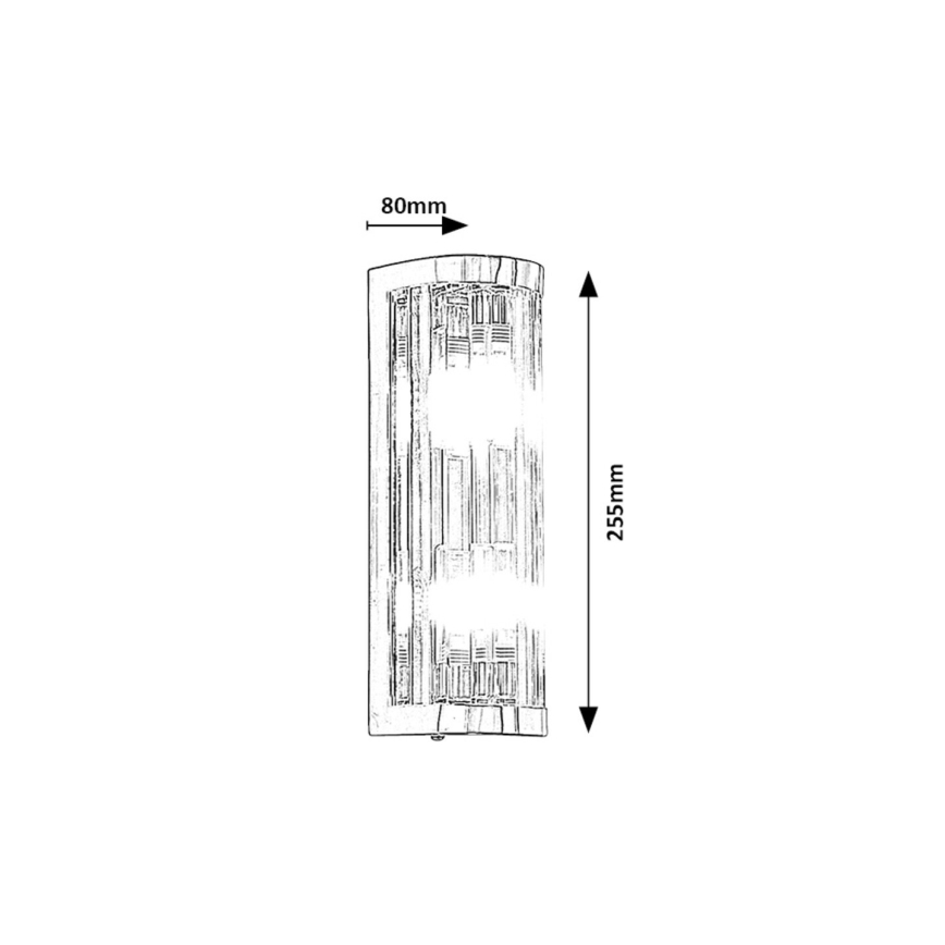 Rabalux - Applique da bagno 2xG9/28W/230V IP44