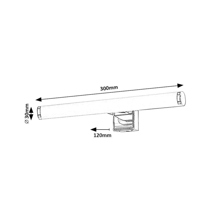 Rabalux - Illuminazione a LED per specchi da bagno LED/5W/230V IP44