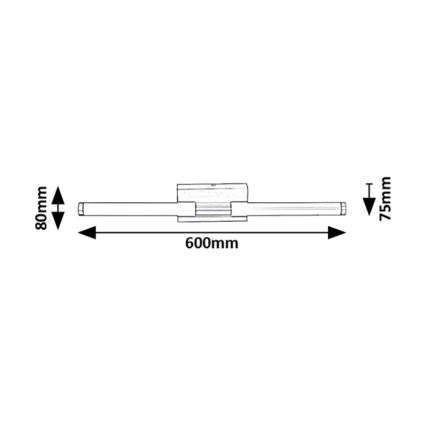 Rabalux - Applique a LED da bagno LED/8W/230V 4000K IP44
