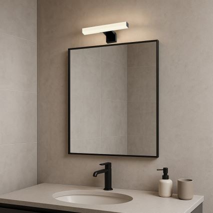Rabalux - Lampada LED per specchio da bagno, 4W/230V, IP44, 20 cm, nero