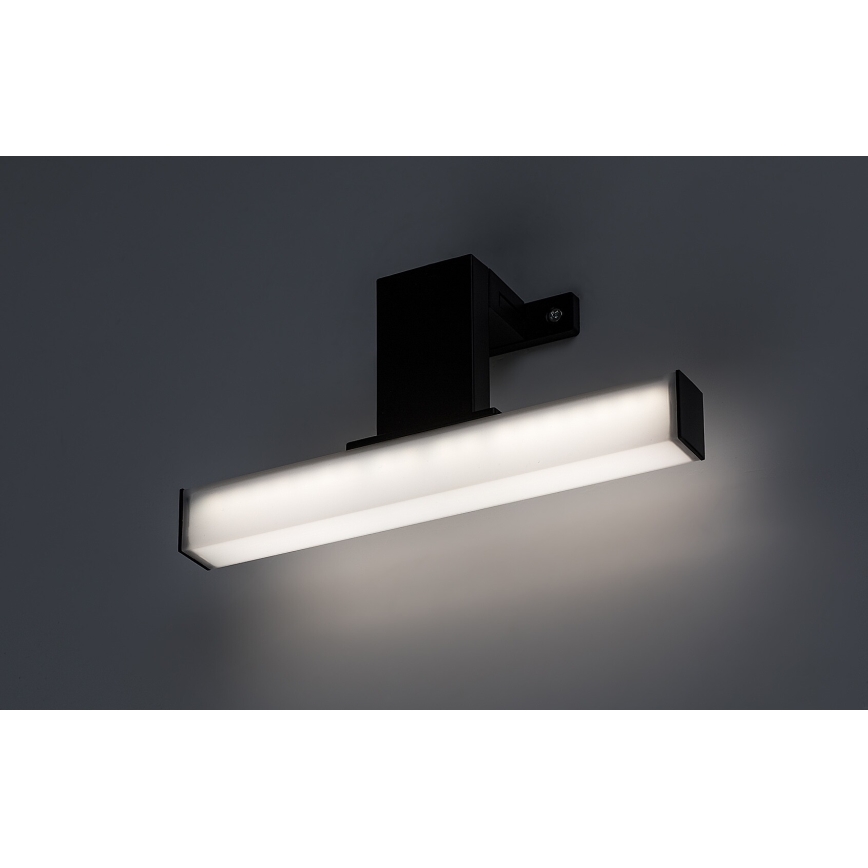 Rabalux - Lampada LED per specchio da bagno, 4W/230V, IP44, 20 cm, nero