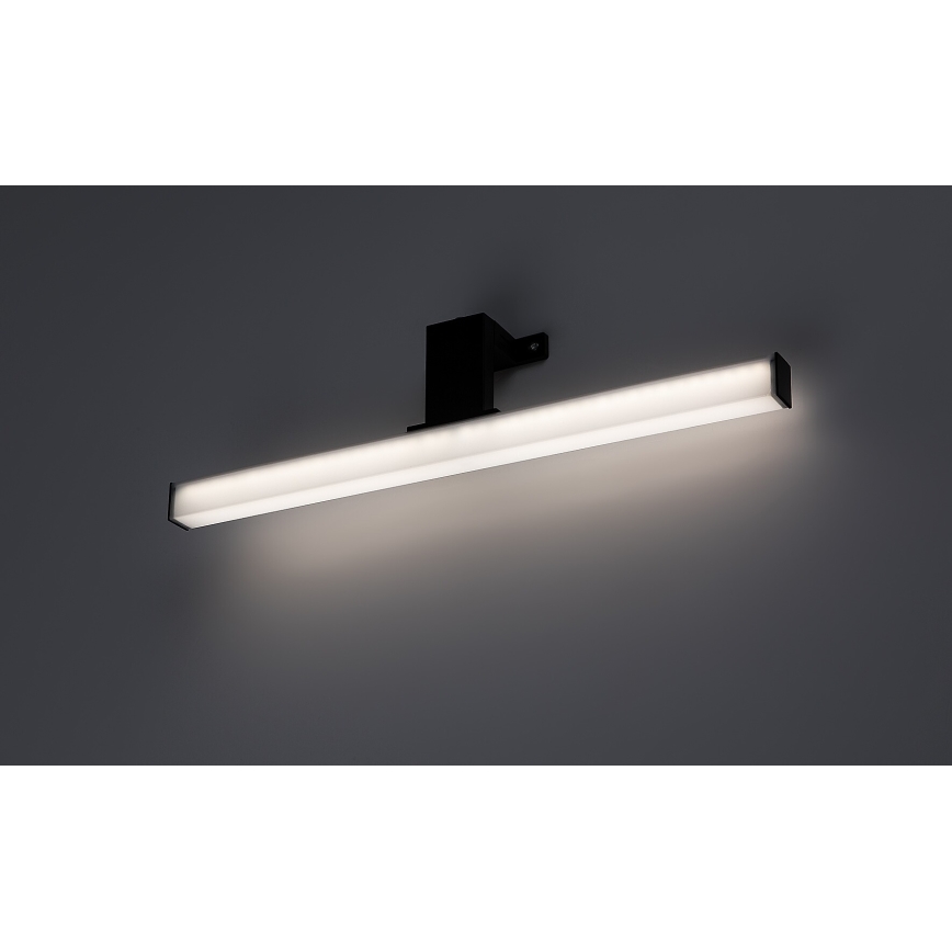 Rabalux - Lampada per specchio da bagno a LED, 6W/230V, IP44, 40 cm, nero