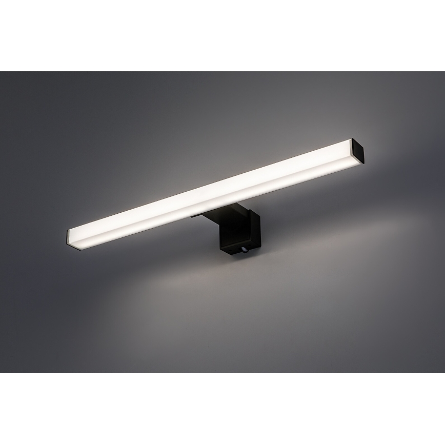 Rabalux - Lampada per specchio da bagno a LED, 6W/230V, IP44, 40 cm, nero
