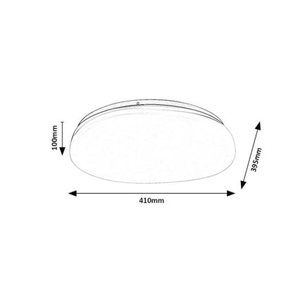 Rabalux - Plafoniera da bagno LED/24W/230V IP44 Ø 41 cm