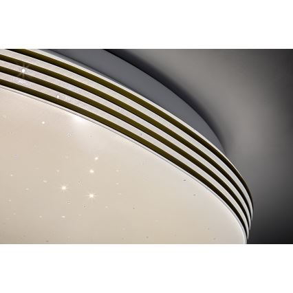 Rabalux - Plafoniera LED da soffitto per bagno, 18 W, 230 V, IP44, Ø 34 cm