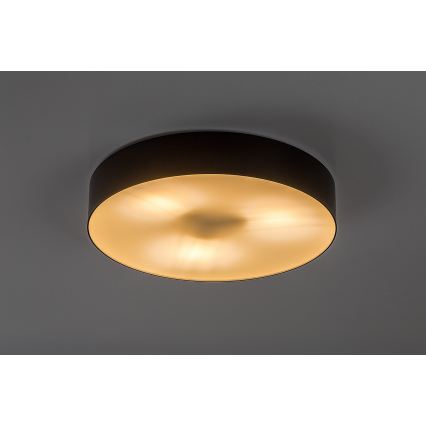 Rabalux - Plafoniera da soffitto per esterni 3xE27/9W/230V Ø 39 cm IP43 nera