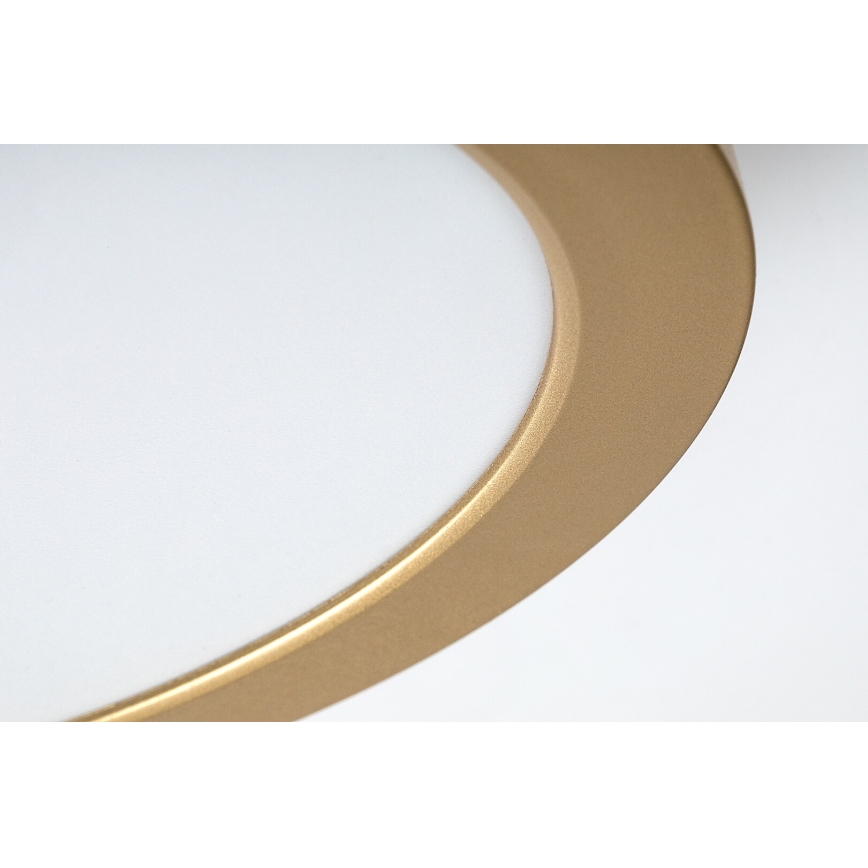 Rabalux - Plafoniera da bagno LED 24W 230V Ø 22 cm IP44, finitura oro