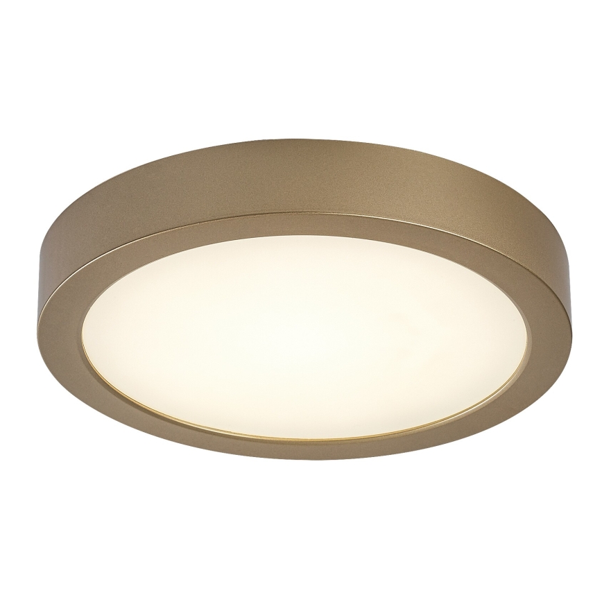 Rabalux - Plafoniera da bagno LED 24W 230V Ø 22 cm IP44, finitura oro