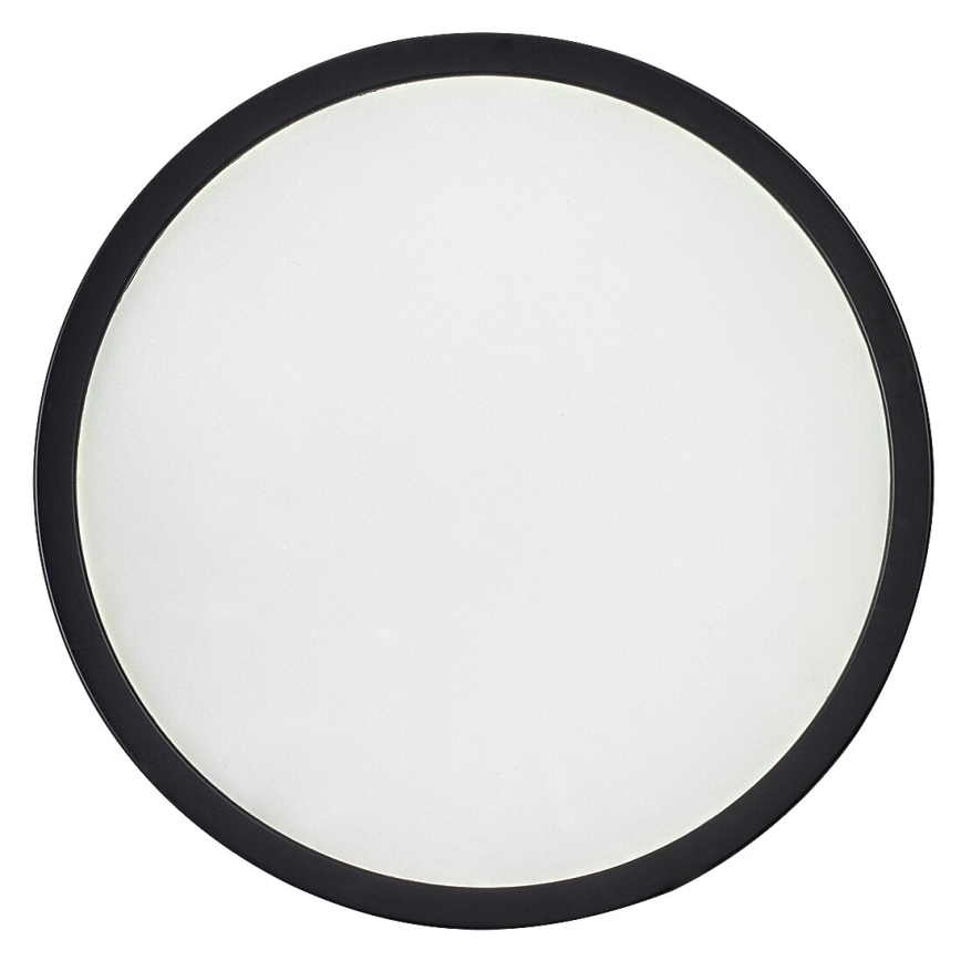 Rabalux - Plafoniera da soffitto per bagno a LED/18W/230V 3000/4000/6000K Ø 29 cm IP44 nero