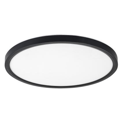 Rabalux - Plafoniera LED per bagno LED/24W/230V 3000/4000/6000K Ø 40 cm IP44 nera