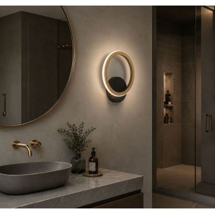 Rabalux - LED Applique da bagno LED/8W/230V IP44 oro
