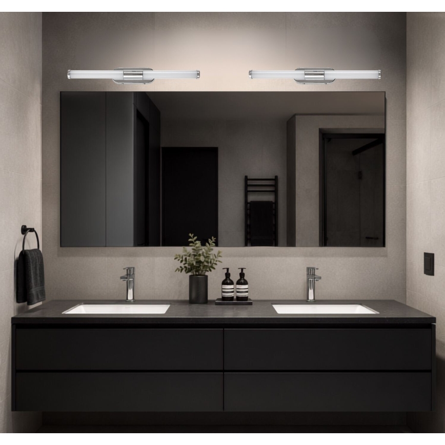 Rabalux - Luce per specchio da bagno LED/6W/230V IP44 40 cm cromo lucido