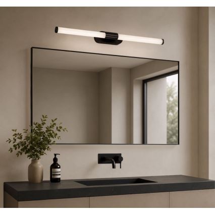 Rabalux - Lampada a LED per specchio da bagno LED/8W/230V IP44 60 cm nera