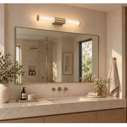 Rabalux - Illuminazione a LED per specchio da bagno LED/8W/230V IP44 40 cm dorata