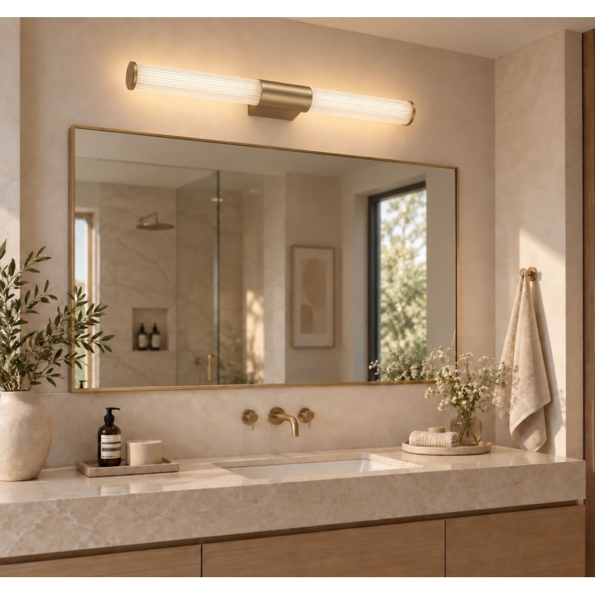 Rabalux - Illuminazione per specchio da bagno LED/15W/230V IP44 60 cm oro
