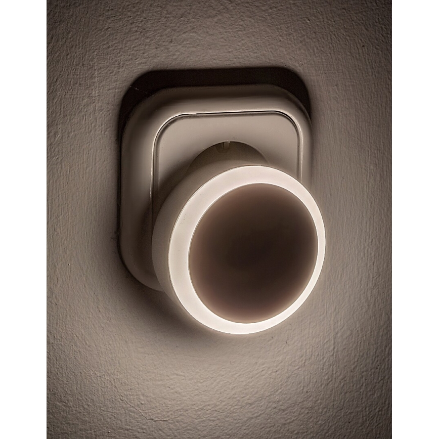 Rabalux - LED Luce notturna con sensore crepuscolare LED/0,3W/230V 3000K