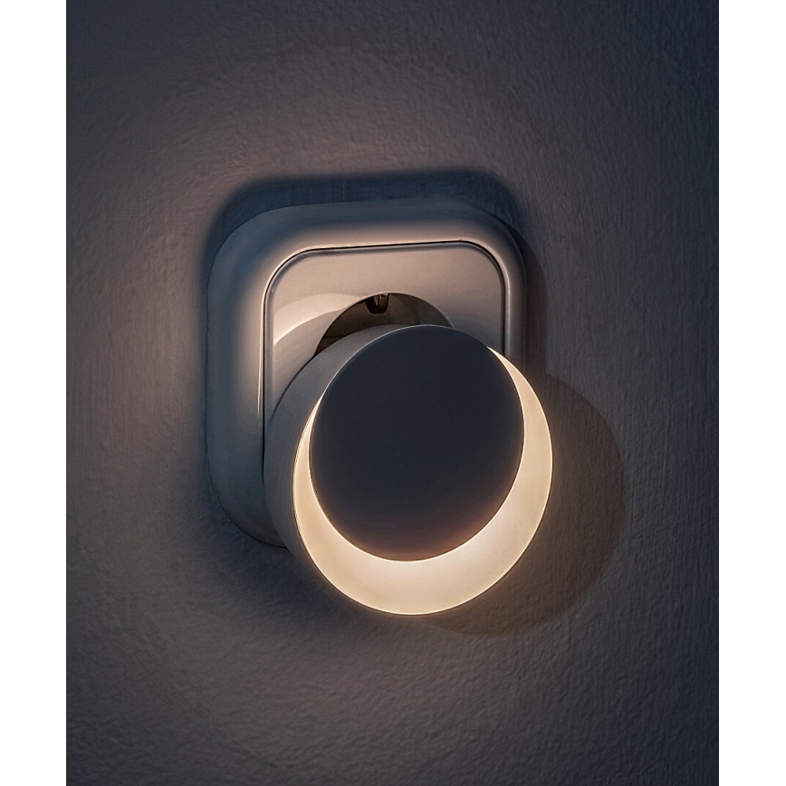 Rabalux - LED Luce notturna con sensore crepuscolare LED/0,3W/230V 3000K