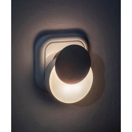 Rabalux - LED Luce notturna con sensore crepuscolare LED/0,3W/230V 3000K