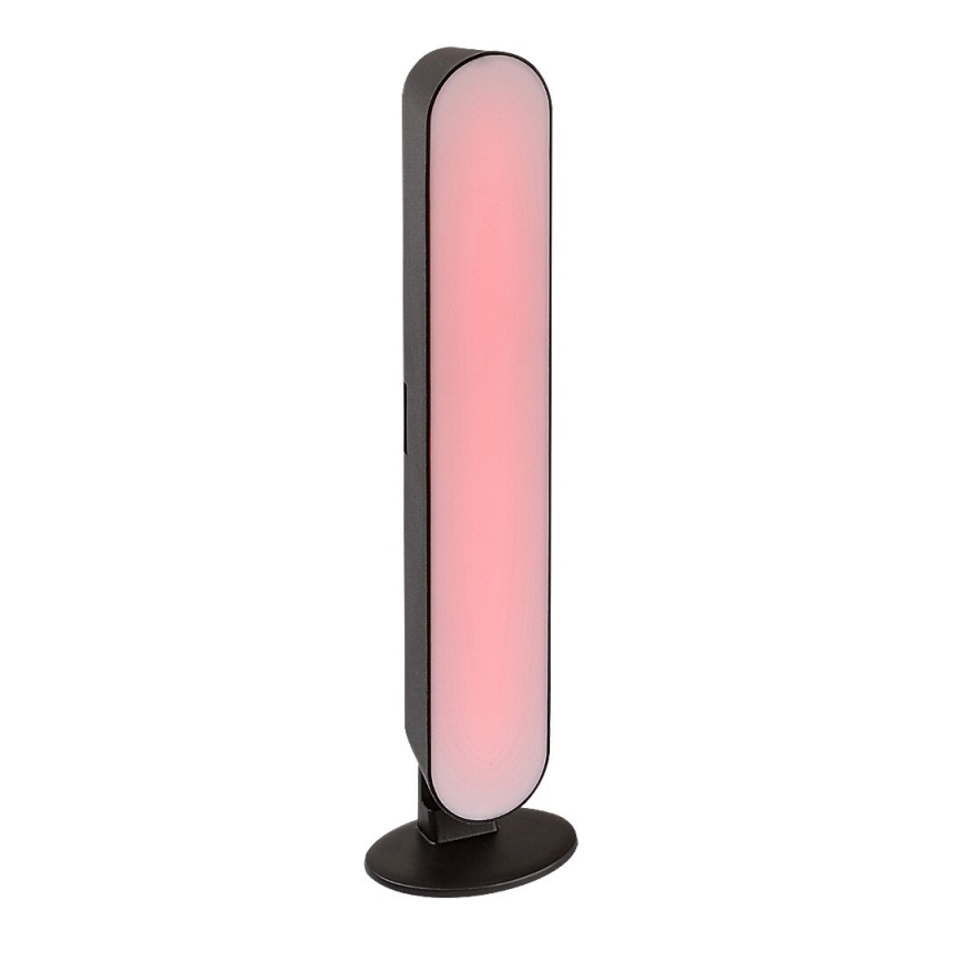 Rabalux - LED RGB Lampada da tavolo ricaricabile dimmerabile LED/3W/5V nero + telecomando