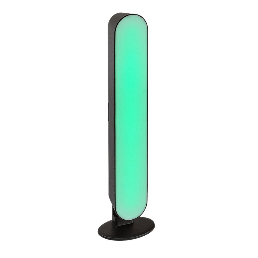 Rabalux - LED RGB Lampada da tavolo ricaricabile dimmerabile LED/3W/5V nero + telecomando