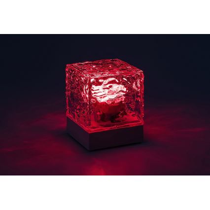 Rabalux - LED RGB Lampada da tavolo ricaricabile dimmerabile LED/1W/5V + telecomando
