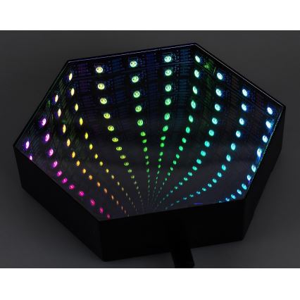 Rabalux - Lampada da tavolo dimmerabile LED RGB LED/1W/5V/3xAA con telecomando