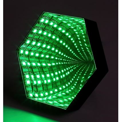Rabalux - Lampada da tavolo dimmerabile LED RGB LED/1W/5V/3xAA con telecomando