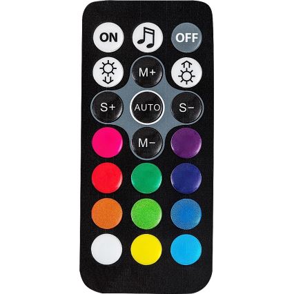 Rabalux - Lampada da tavolo dimmerabile LED RGB LED/1W/5V/3xAA con telecomando