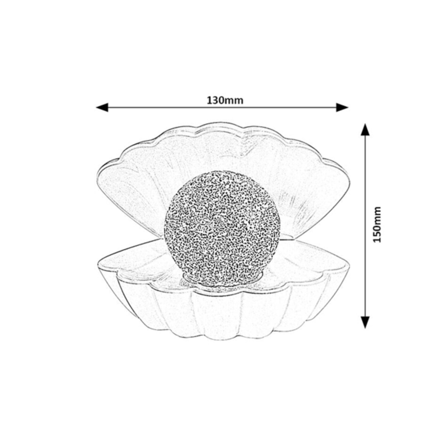Rabalux - LED RGB Lampada decorativa LED/0,8W/3xAAA
